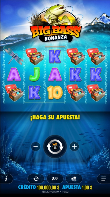 Proceso de juego de Big Bass Bonanza