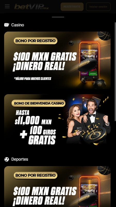 BetVIP bonuses for casino