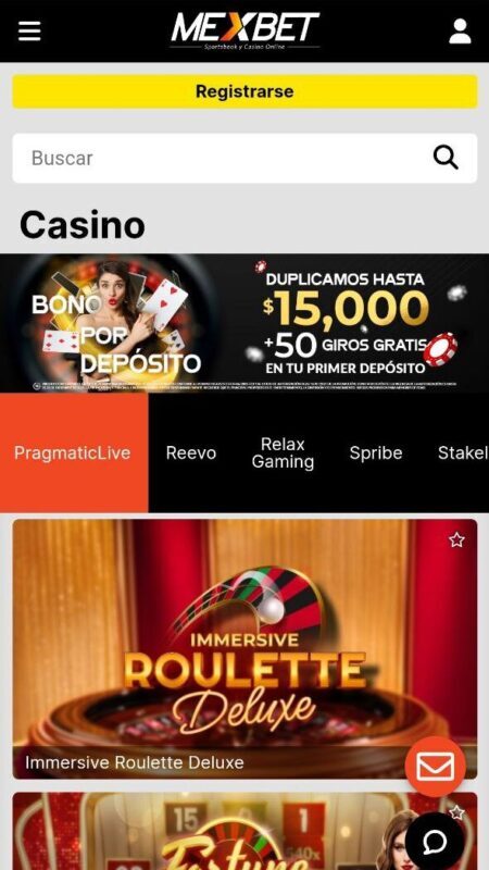Catálogo de juegos destacados en Mexbet
