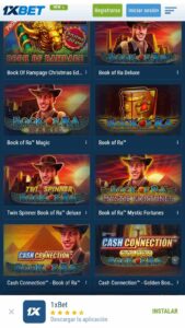 1xbet book of ra