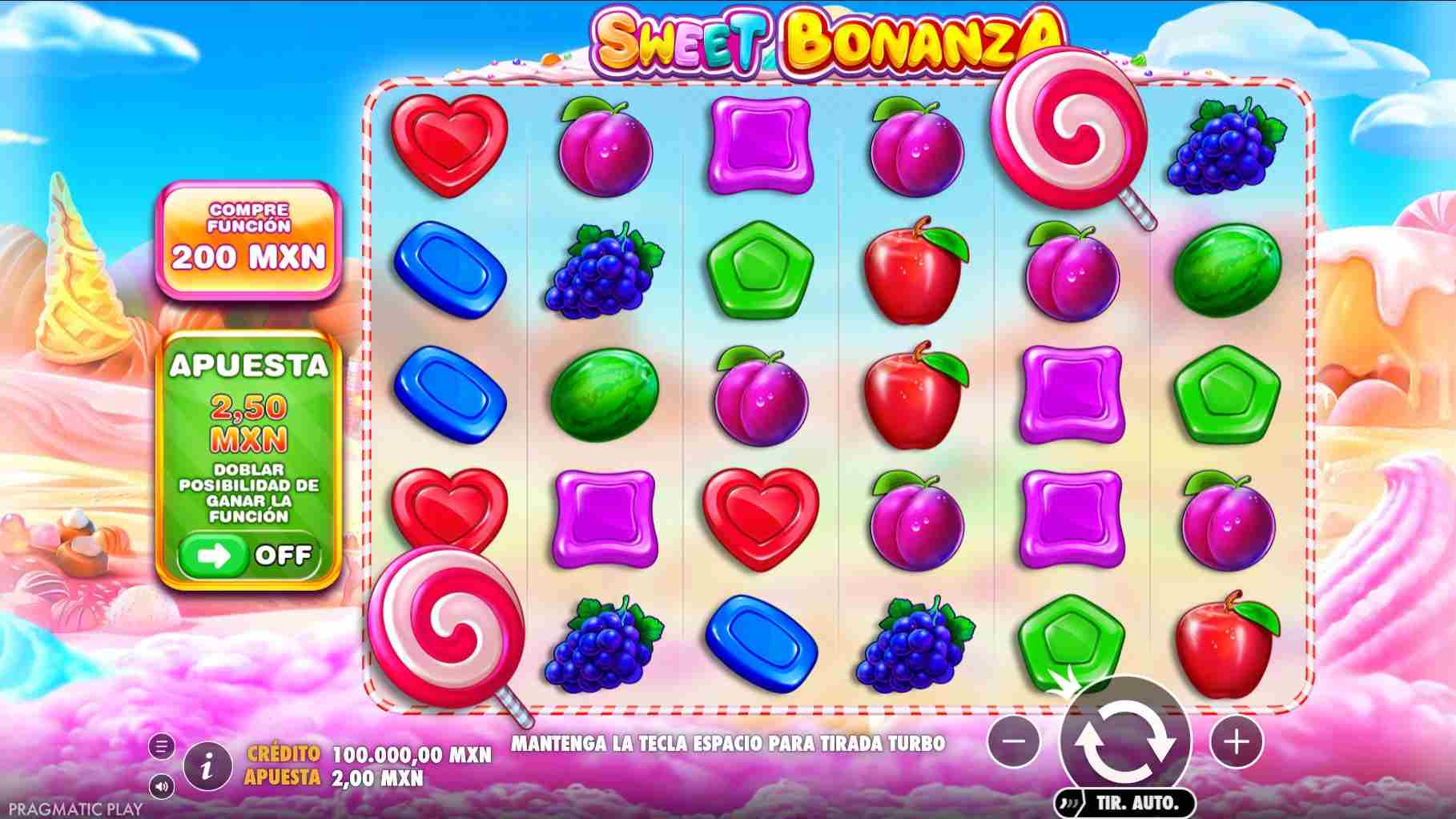 Demo gratis de Sweet Bonanza
