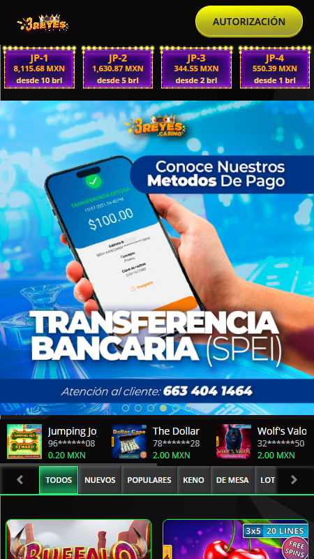 Análisis Tres Reyes Casino para México